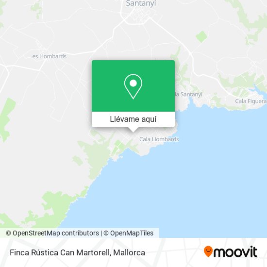Mapa Finca Rústica Can Martorell