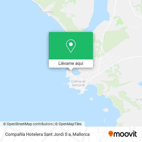 Mapa Compañía Hotelera Sant Jordi S a