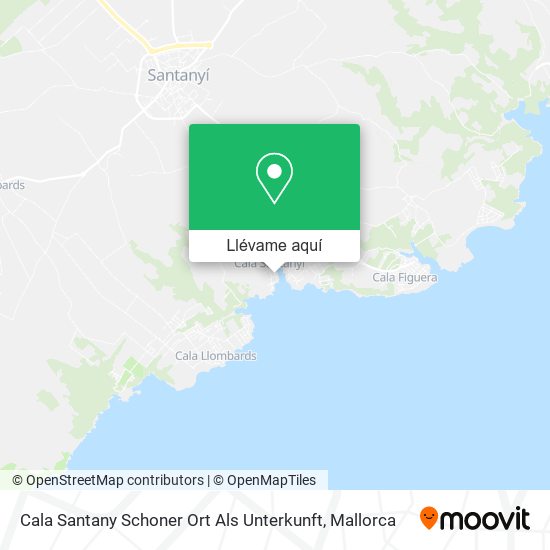 Mapa Cala Santany Schoner Ort Als Unterkunft