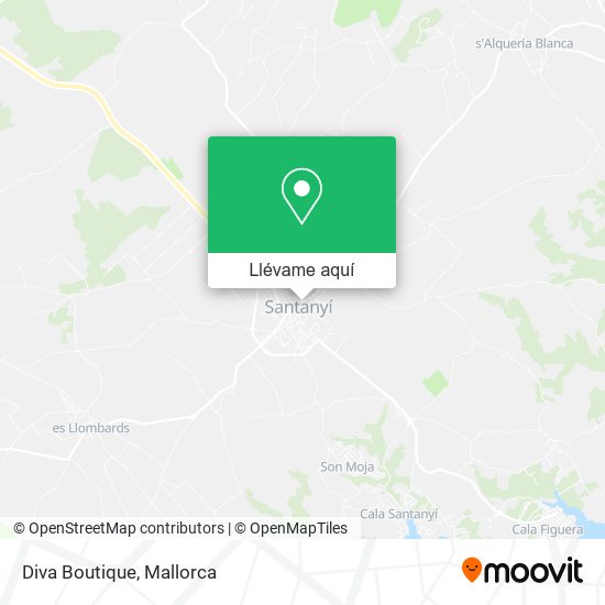 Mapa Diva Boutique