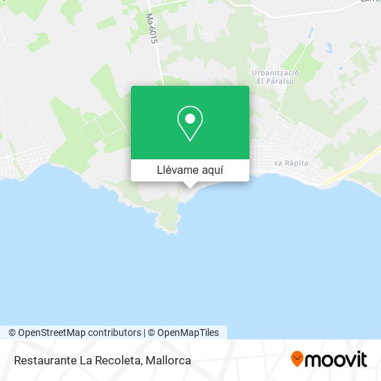 Mapa Restaurante La Recoleta