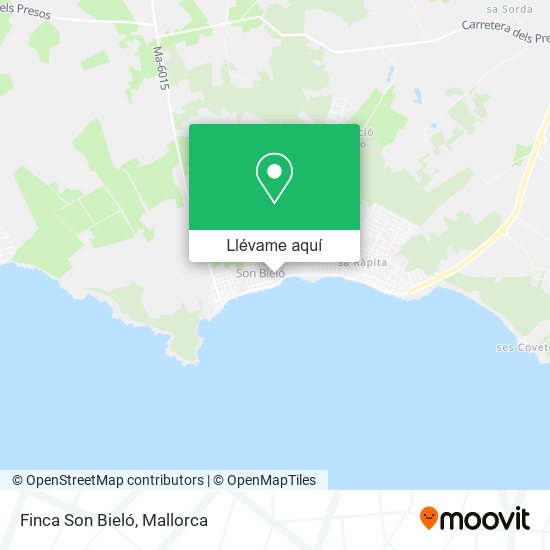 Mapa Finca Son Bieló