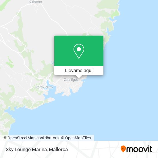 Mapa Sky Lounge Marina