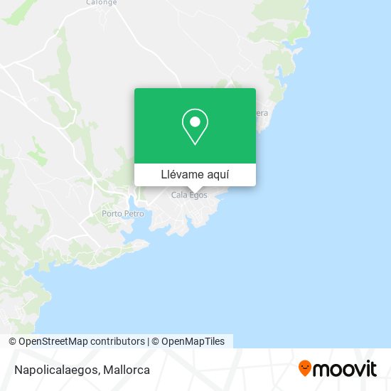 Mapa Napolicalaegos