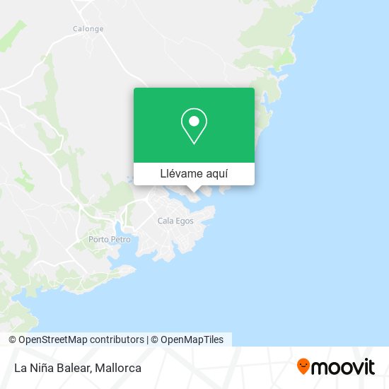 Mapa La Niña Balear