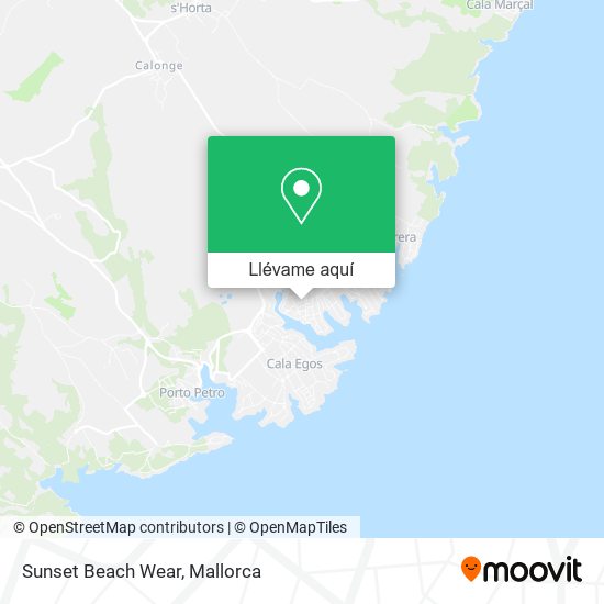 Mapa Sunset Beach Wear