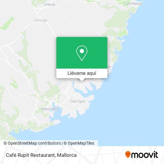 Mapa Café Rupit Restaurant