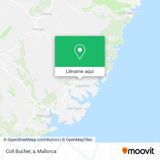 Mapa Coll Bucher, a