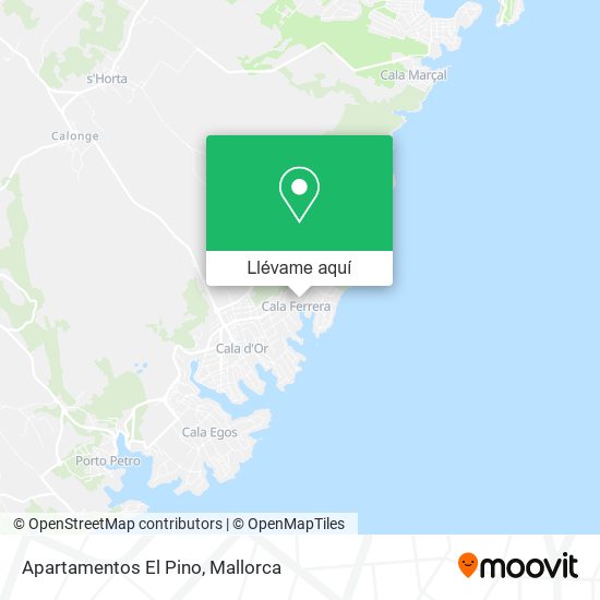 Mapa Apartamentos El Pino
