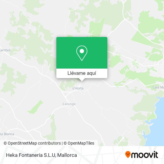 Mapa Heka Fontanería S.L.U
