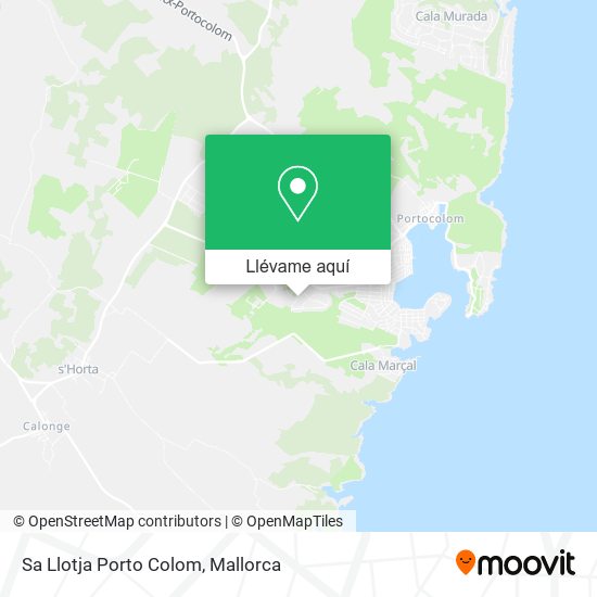 Mapa Sa Llotja Porto Colom