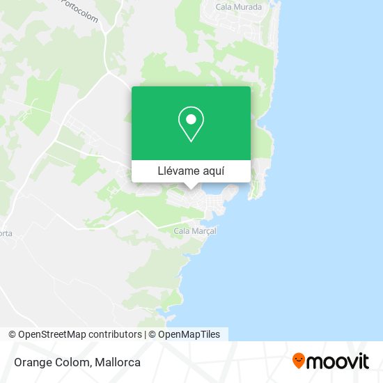 Mapa Orange Colom