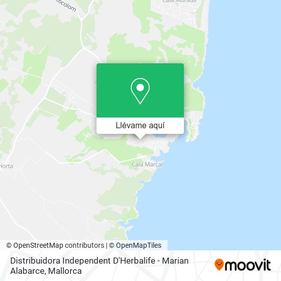 Mapa Distribuidora Independent D'Herbalife - Marian Alabarce