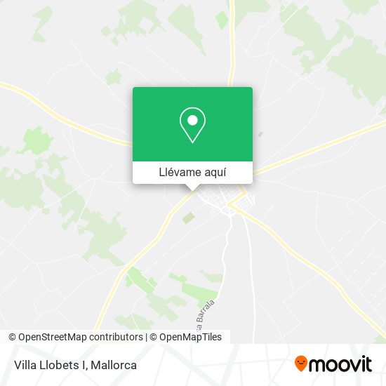 Mapa Villa Llobets I
