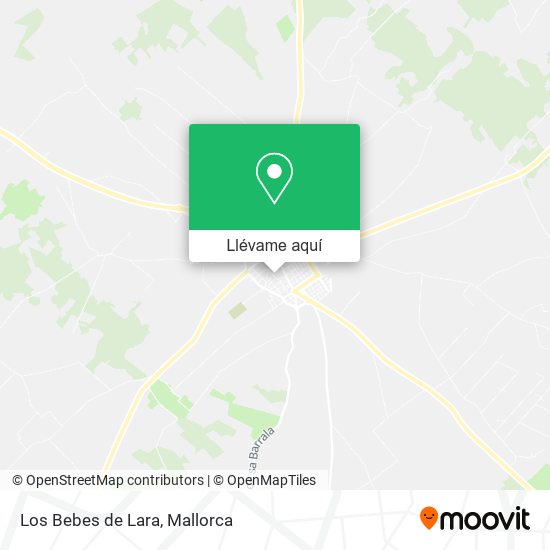 Mapa Los Bebes de Lara