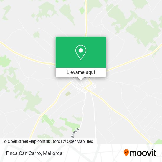 Mapa Finca Can Carro