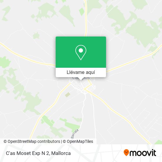 Mapa C'as Moset Exp N 2