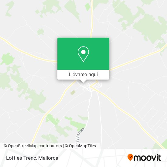 Mapa Loft es Trenc