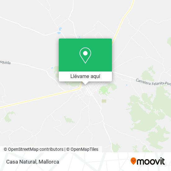 Mapa Casa Natural