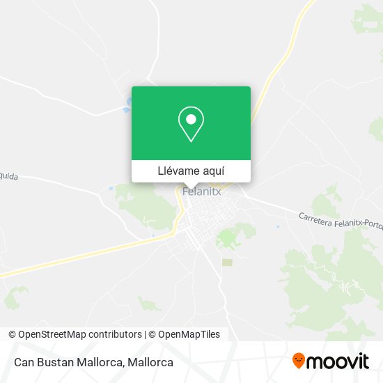 Mapa Can Bustan Mallorca