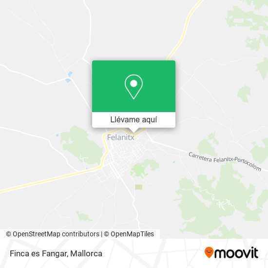 Mapa Finca es Fangar