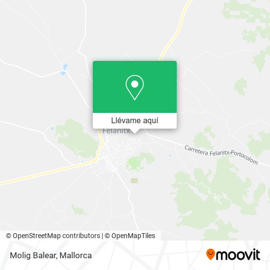 Mapa Molig Balear