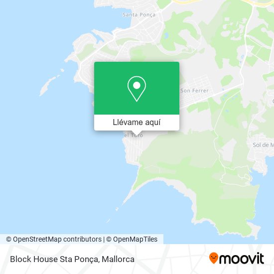 Mapa Block House Sta Ponça