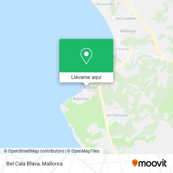 Mapa Bel Cala Blava