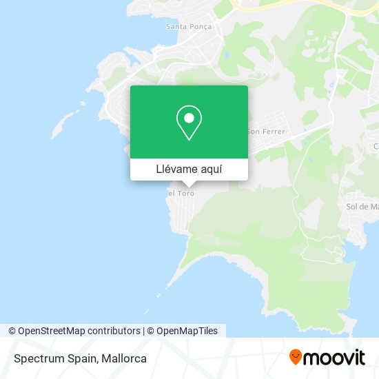 Mapa Spectrum Spain