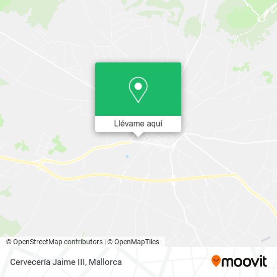 Mapa Cervecería Jaime III