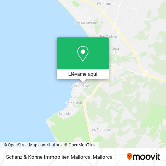 Mapa Schanz & Kohne Immobilien Mallorca