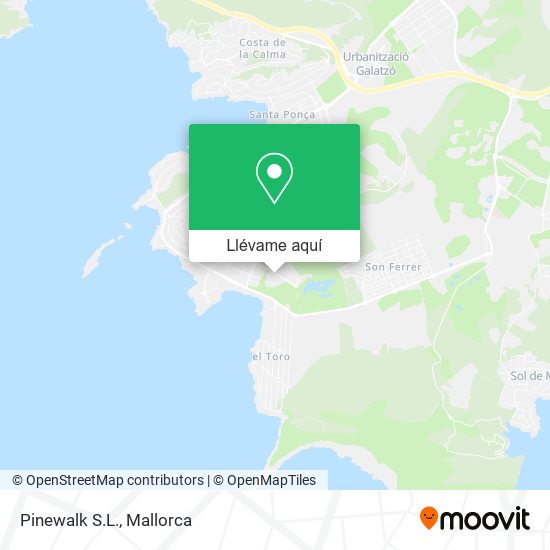Mapa Pinewalk S.L.
