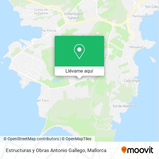Mapa Estructuras y Obras Antonio Gallego