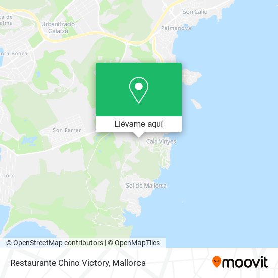 Mapa Restaurante Chino Victory