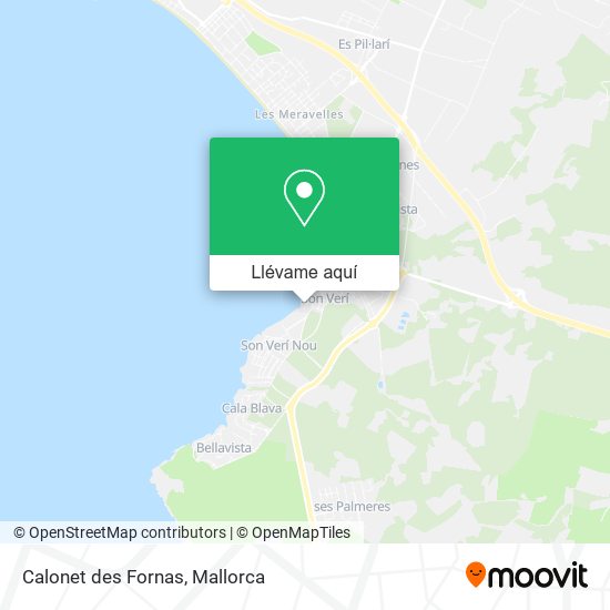 Mapa Calonet des Fornas