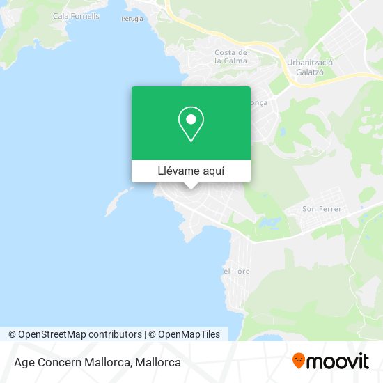 Mapa Age Concern Mallorca