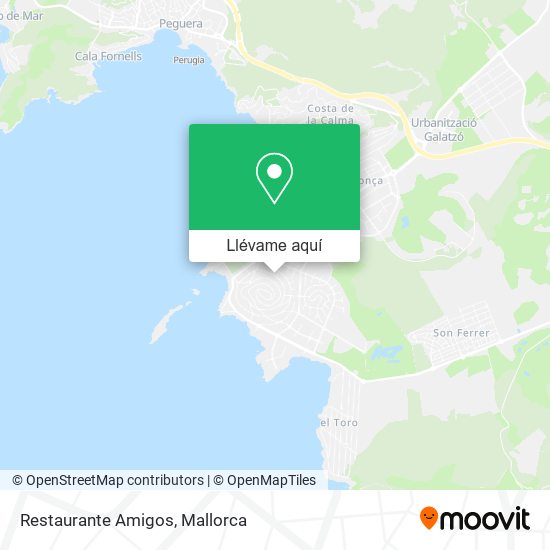 Mapa Restaurante Amigos
