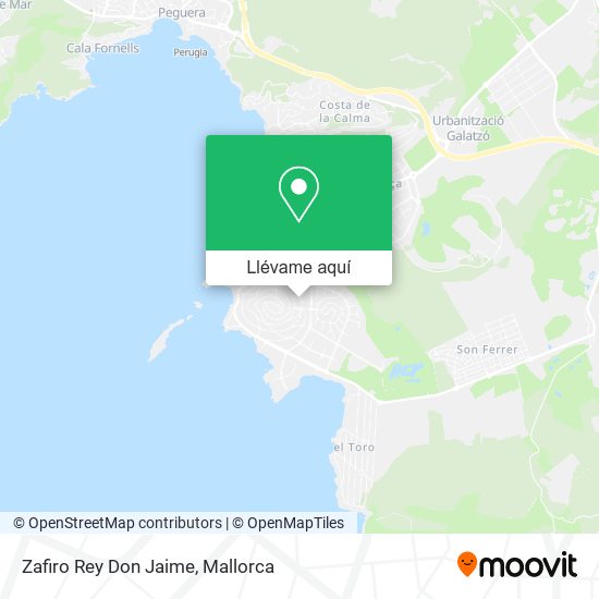 Mapa Zafiro Rey Don Jaime