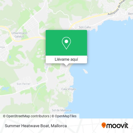 Mapa Summer Heatwave Boat