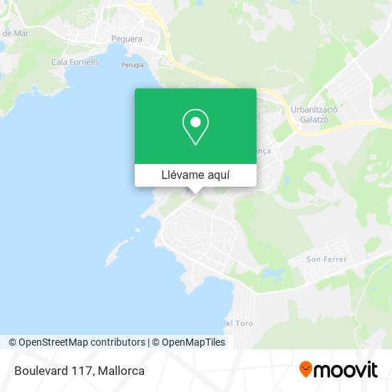 Mapa Boulevard 117