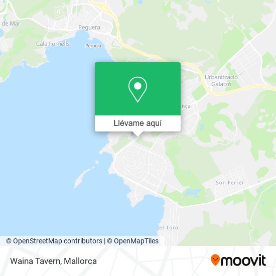 Mapa Waina Tavern