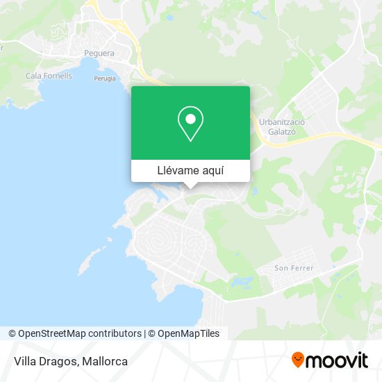 Mapa Villa Dragos