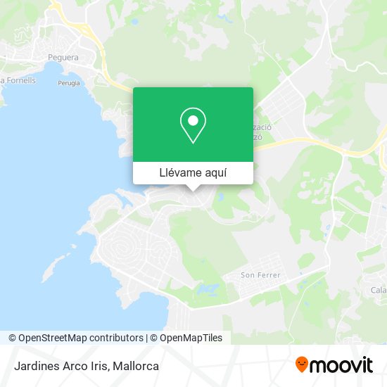 Mapa Jardines Arco Iris
