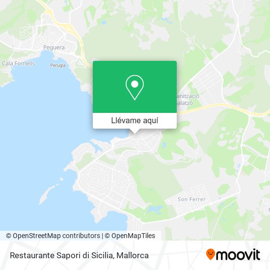 Mapa Restaurante Sapori di Sicilia