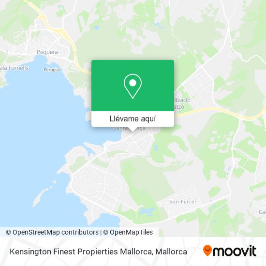 Mapa Kensington Finest Propierties Mallorca