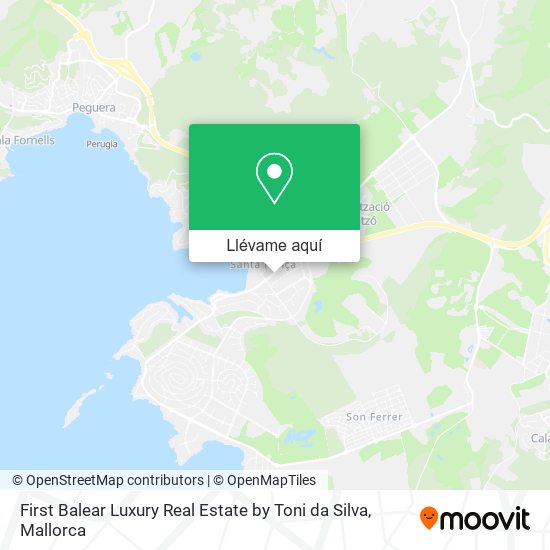 Mapa First Balear Luxury Real Estate by Toni da Silva