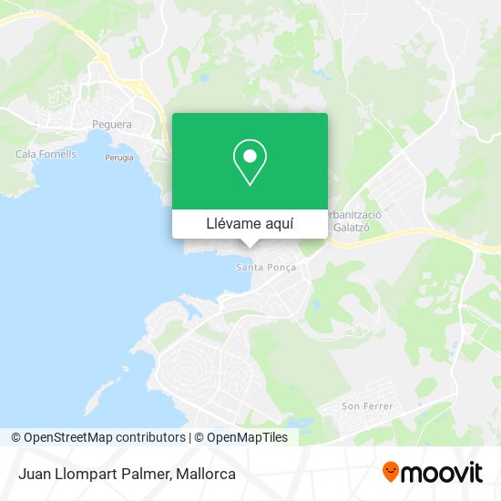 Mapa Juan Llompart Palmer
