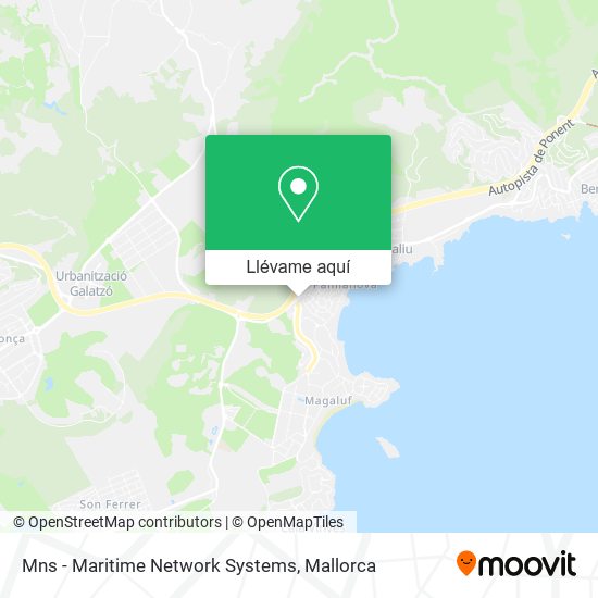 Mapa Mns - Maritime Network Systems