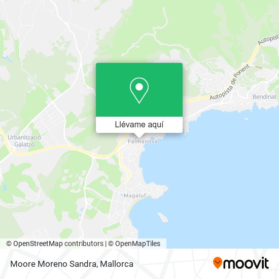 Mapa Moore Moreno Sandra