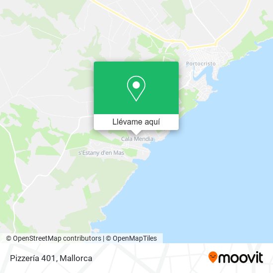 Mapa Pizzería 401